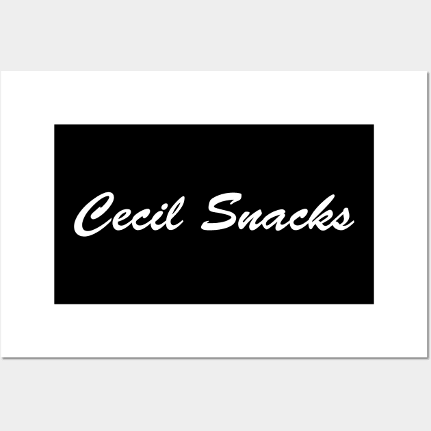 Cecil Snacks Wall Art by BishopCras